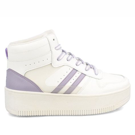Zapatilla Mujer North Star Mayo Blanco-Celeste-4
