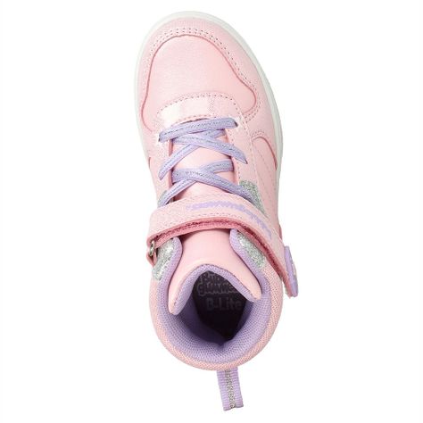 Zapatilla Niña Bubblegummers Luces Neon Rosado-Lila-5