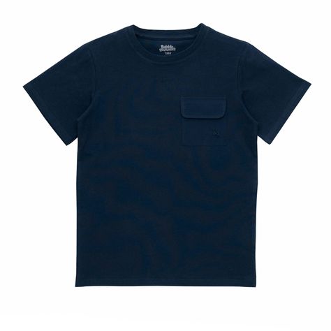 Polera Manga Corta Niño Bubblegummers Castaño Azúl-0