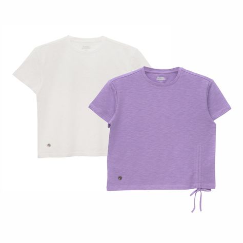 Polera Manga Corta Niña Bubblegummers Tulipan Lila Teens-0