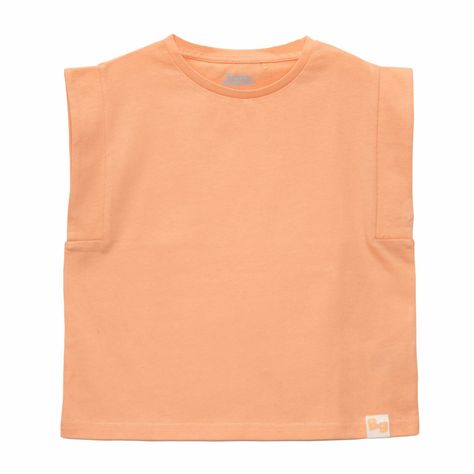 Polera Manga Corta Niño Bubblegummers Castaño Naranjo  Teens-1