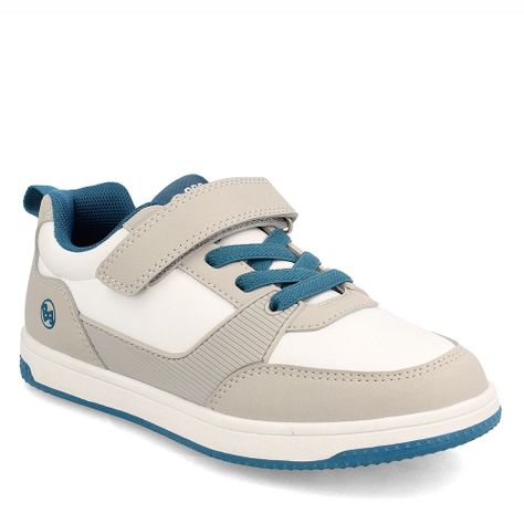 Zapatilla Niño Bubblegummers Funkier Blanco-Gris-0