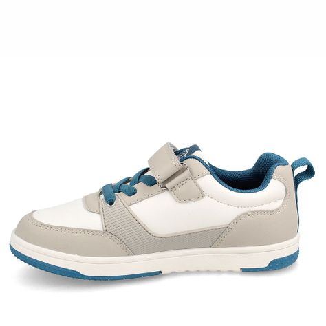 Zapatilla Niño Bubblegummers Funkier Blanco-Gris-1