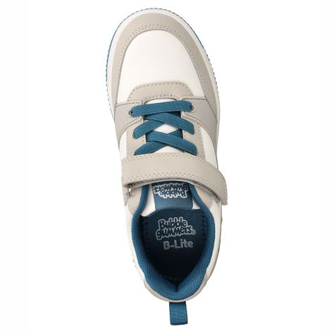 Zapatilla Niño Bubblegummers Funkier Blanco-Gris-5