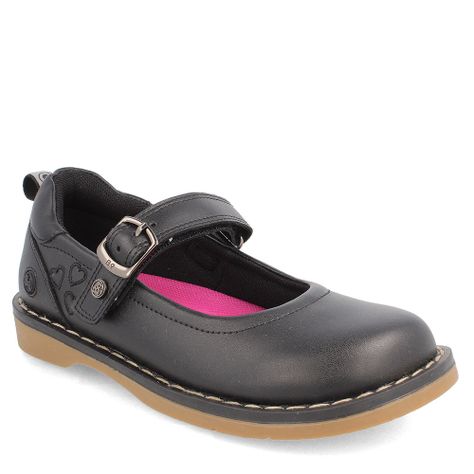 ZAPATO ESCOLAR NIÑA BUBBLEGUMMERS BABY STAR NEGRO 34-40-0