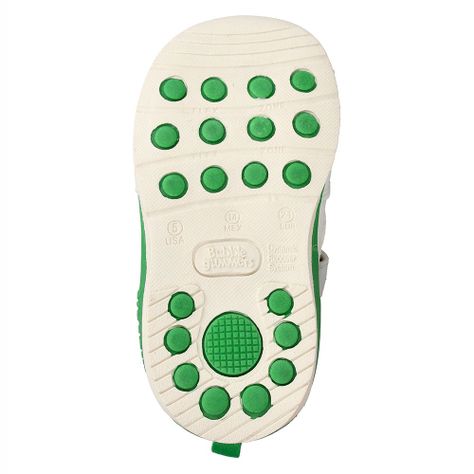 Zapatilla Niño Bubblegummers Bio Fit Blanco-Green-6