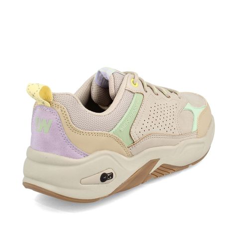 Zapatilla Mujer Weinbrenner Villarrica Beige-3