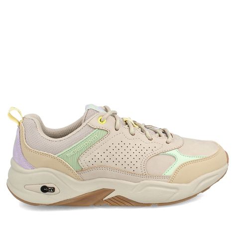 Zapatilla Mujer Weinbrenner Villarrica Beige-4