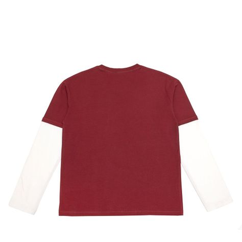 Polera Manga Larga Niño Bubblegummers Lucas Borgoña-1