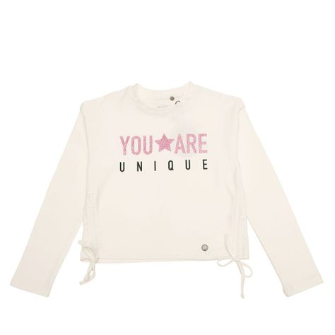 Polera Manga Larga Niña Bubblegummers Lilly Crema-0