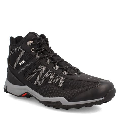 Botín Hombre Weinbrenner Serra Mid Negro-Gris-0