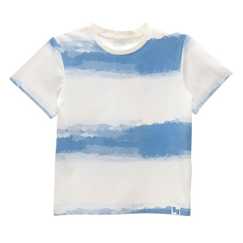 Polera Manga Corta Niño Bubblegummers Caña Azúl-2
