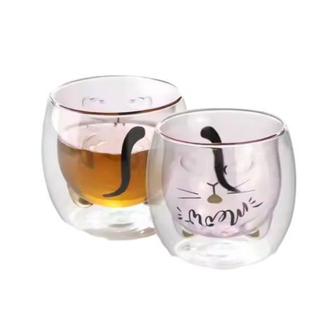 Vaso de Vidrio con Forma de Animal Doble Pared T-00038-0