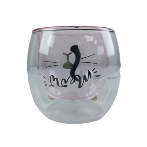 Vaso de Vidrio con Forma de Animal Doble Pared T-00038-2