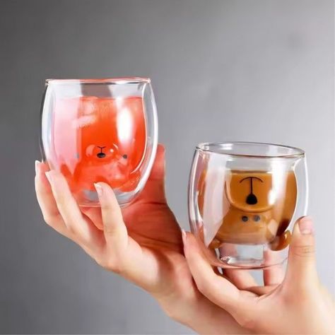 Vaso de Vidrio con Forma de Animal Doble Pared T-00038-3