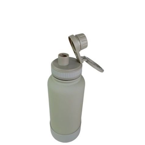 Botella Verde de Agua de Acero Inoxidable de 650ML con Soporte Magnético para Teléfono T-1001-0