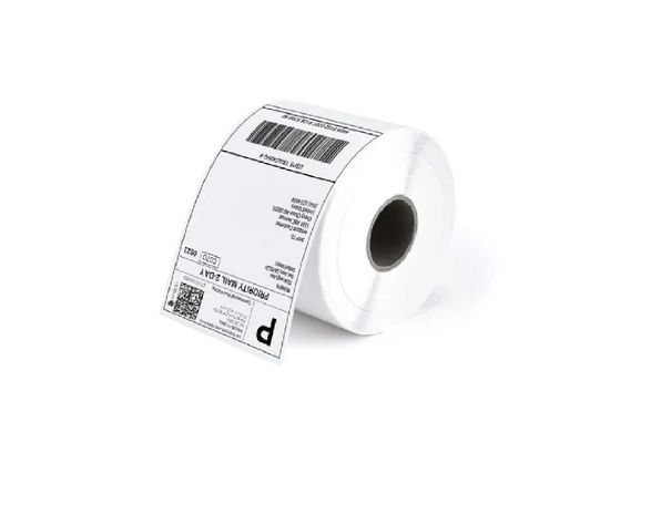 Rollo Etiqueta Autoadhesiva Térmica Blanca 100x150mm X -1