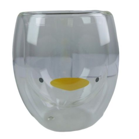 Vaso de Vidrio con Forma de Animal Doble Pare T-00034-1