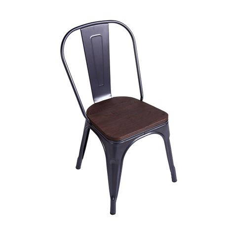 Pack x 4 Silla tolix Gris Oscura-4