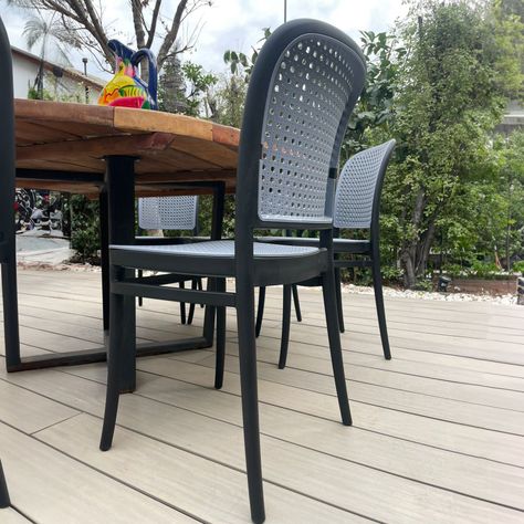 Pack x 4 Sillas de terraza Sunset Gris-5