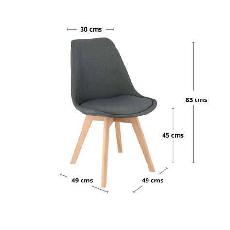 Pack x 4 silla Tulip-1