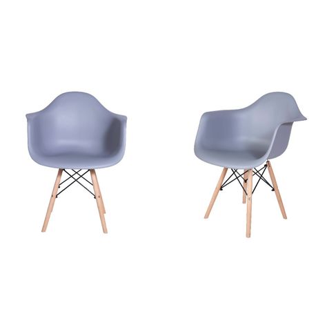 Pack x 2 Sitial Eames Gris-0