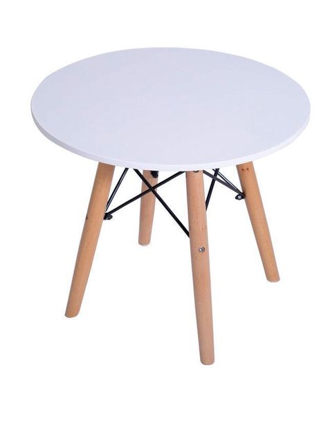 MESA DE NIÑO EAMES REDONDA BLANCA-1