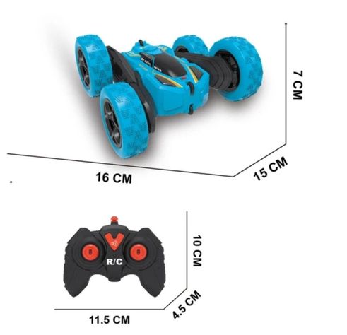 Auto Control Remoto Acróbata Vapor, Luces Giro 360, 2,4 Ghz. Rojo-3