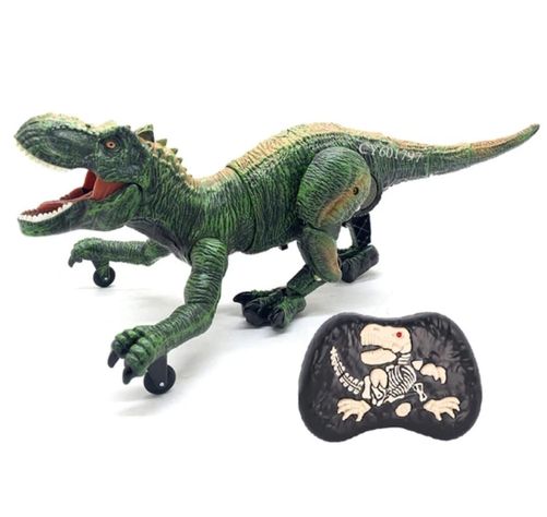 DINOSAURIO CONTROL REMOTO 2,4 GHZ. GRAN T-REX RECARGABLE VAPOR-0