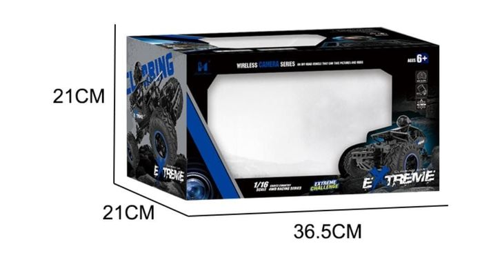 Auto 4x4 Control Remoto con Cámara Big Foot Monster-1