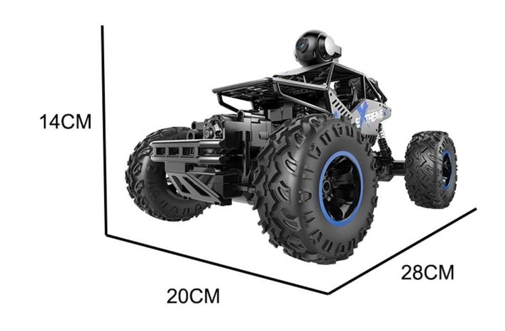 Auto 4x4 Control Remoto con Cámara Big Foot Monster-2