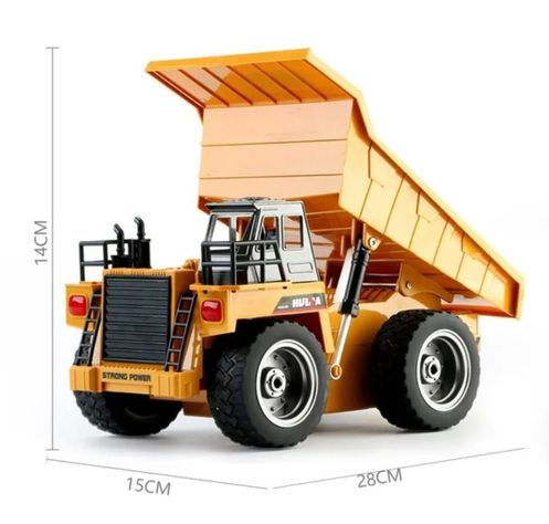 Camion Tolva Huina R/c 1534, 9 canales, 2,4 ghz, 1:18-5