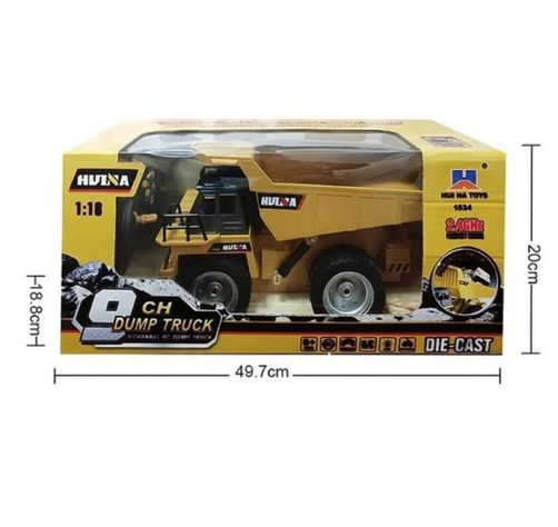 Camion Tolva Huina R/c 1534, 9 canales, 2,4 ghz, 1:18-7