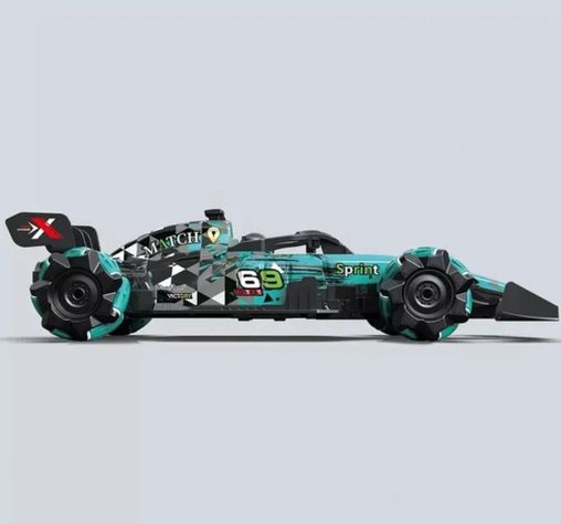 Auto de Carrera 1:14 - 2 Controles 2,4 Ghz. Racing 4 canales-3