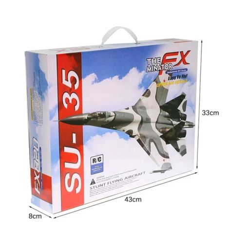 AVION AEROPLANO CONTROL REMOTO THE MINETOR FX SU-35 2.4G 2ch AZUL-2