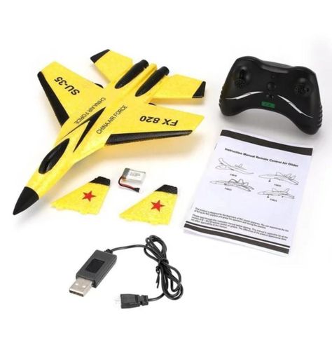AVION AEROPLANO CONTROL REMOTO THE MINETOR FX SU-35 2.4G 2ch AZUL-4