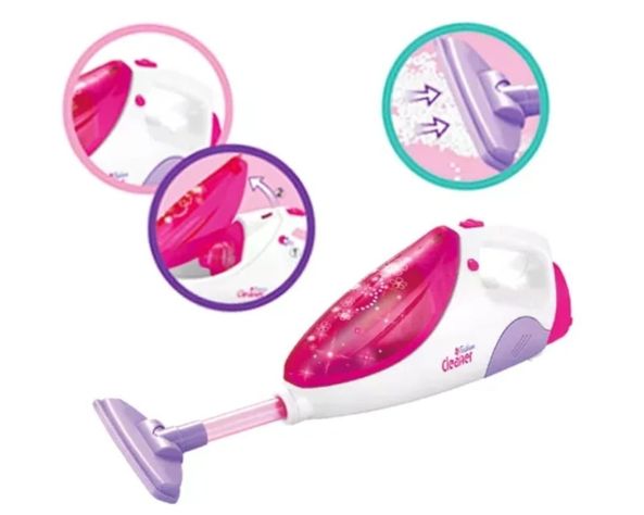 SET DE ASEO JUGUETE DE LIMPIEZA ESCOBA ASPIRADORA DE MANO-1