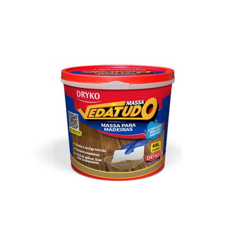 Dryko masa Vedatudo repara madera - Nuez Oscuro - 400 gr.-0