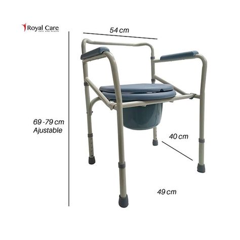 Baño Silla Wc Portátil Y Plegable - Royal Care-2