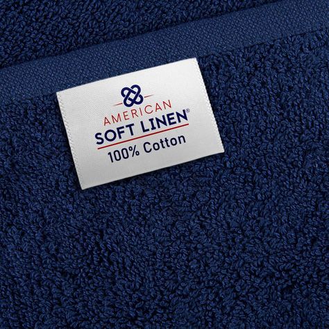 Toallon Premium de Baño Algodón Navy Blue-4
