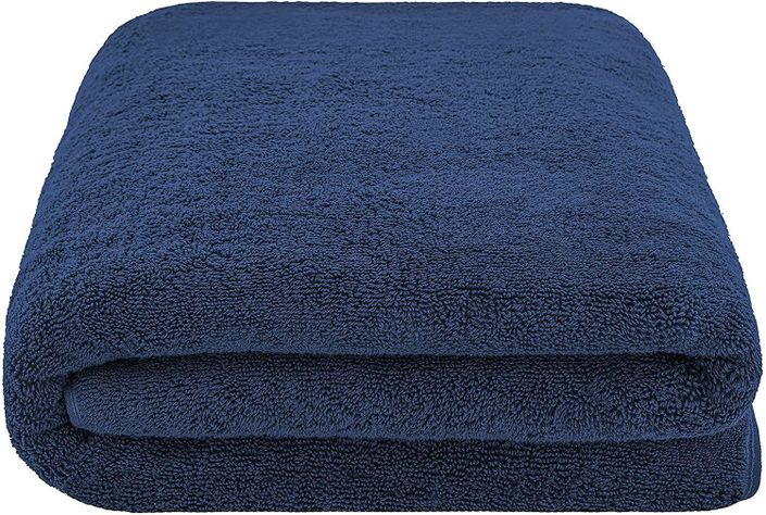 Toallon Premium de Baño Algodón Navy Blue-0