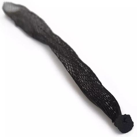 Mallas dimensionadas negras tipo Ajo de 40 cm-0