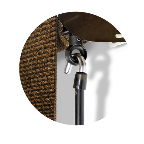 Persiana roller para exterior de 150 x 220 cm Color Moka-1