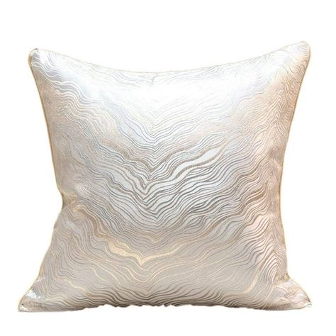 2 Fundas para Cojín Satinada Diseño Dorado 45x45 cms-1
