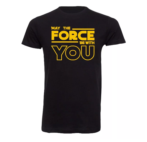 Poleras Para Hombre Star Wars Que La Fuerza Te Acompañe-0
