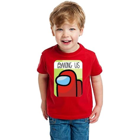 Polera De Niño Among Us Transfer-0