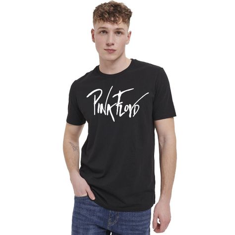 Polera De Hombre Manga Corta Pink Floyd Firma-0