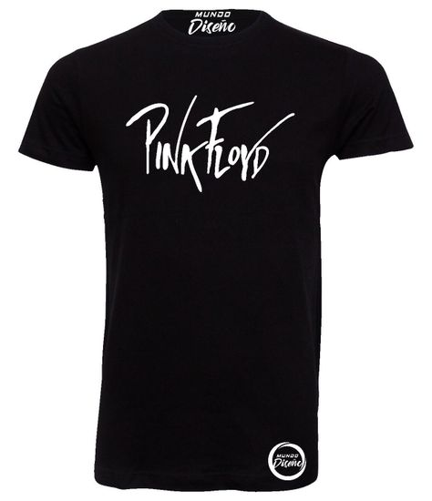 Polera De Hombre Manga Corta Pink Floyd Firma-1