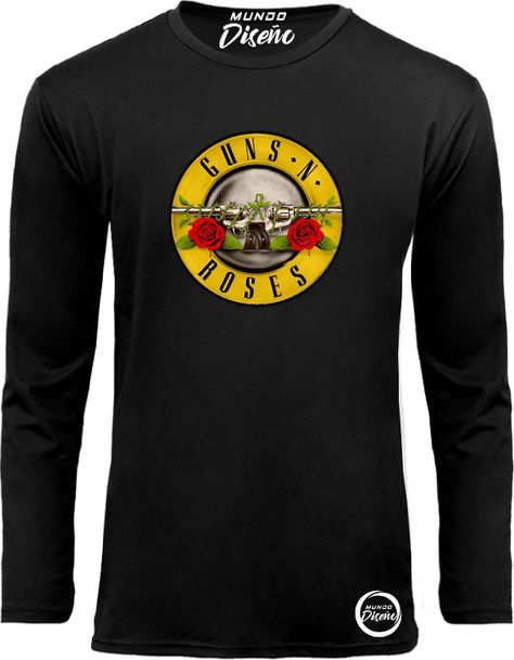 Polera Manga Larga De Hombre Guns N Roses Clásico-1