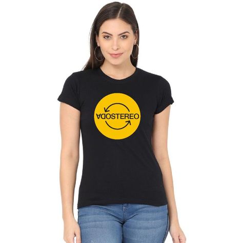 Polera De Mujer Manga Corta Soda Stereo Círculo Clásico-0
